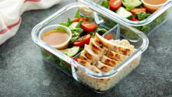 food in a meal prep container