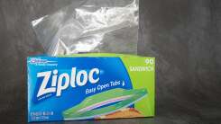 box of Ziploc bags