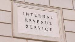 Internal Revenue Service building sign