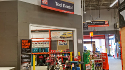 Home Depot tool rental department