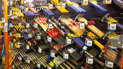 the hammer aisle at Home Depot