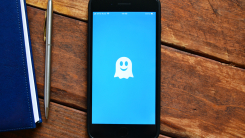 ghostery logo on smartphone