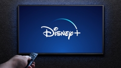 Disney+ logo on TV screen