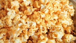 Close-up of popcorn in a bowl.