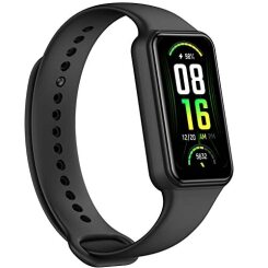 Amazfit Band 7 Activity Fitness Tracker, Always-on Display Smart Watch, Up to 18-Day Battery Life, 24H Heart Rate & SpO₂ Monitoring, 5 ATM Water Resistant, 120 Sports Modes, Alexa Built-in, Black