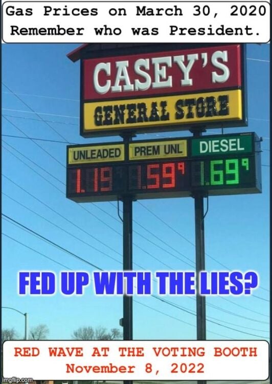 Gas Price Meme