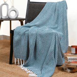 Throw blanket on chair