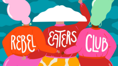 Rebel Eaters Club podcast logo