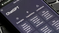 ChatGPT open on a smartphone