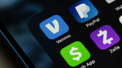 Venmo app icon on phone