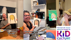 Couples painting each other