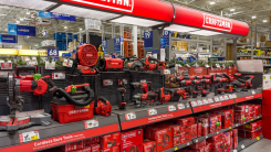 display of craftsman tools in a hardware store