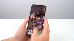 A person holding the Google Pixel 8 Pro